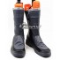 Sword Art Online II SAO Sodo Ato Onrain Gun Gale Online GGO Kirigaya Kazuto Kirito Black Shoes Cosplay Boots - A Edition