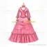 Medieval Renaissance Lolita Princess Ruffled Pink Ball Gown Dress