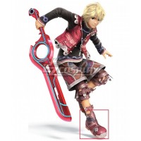 Xenoblade Chronicles Shulk Red Shoes Cosplay Boots