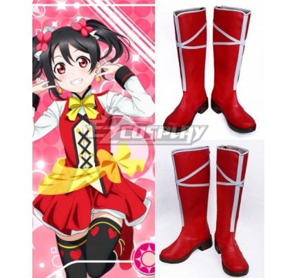 Love Live! Lovelive! School Idol Festival Sunny Day Song Nico Yazawa Red Shoes Cosplay Boots