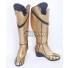 DC Batman Arkham Knight Batgirl Katherine Kathy Kane Golden Shoes Cosplay Boots