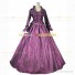 High Quality Victorian Style Queen Royal Lady Fantasy Dress Theater Reenactment Costume Dark Mauve