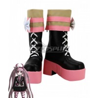 Danganronpa Kotoko Utsugi Pink Shoes Cosplay Boots