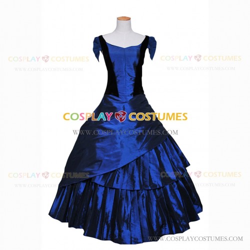 Stardust Cosplay Costume Yvaine Blue Dress Gown