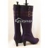 Dangan Ronpa Kyoko Kirigiri Purple Cosplay Boots