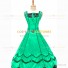 Romantic Southern Belle Marie Antoinette Theater Steampunk Ball Gown Green Dress