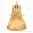 Victorian Gothic Lolita Reenactment Rococo Southern Belle Yellow Ball Gown Dress