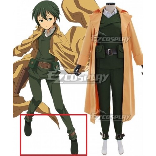 Kino's Journey Kino Black Cosplay Shoes