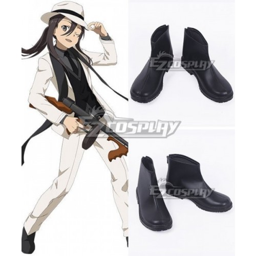 Sword Art Online Kirigaya Kazuto Kirito Black Cosplay Shoes