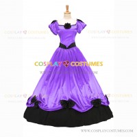 Civil War Southern Belle Lolita Victorian Theater Light Purple Long Ball Gown Dress