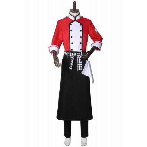 Twisted Wonderland Riddle Chef Uniform Cosplay Costume