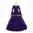 Retro Renaissance Style Pagoda Sleeves Prom Ball Gown Purple Dress