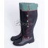 Fate Grand Order Berserker Hijikata Toshizou Black Green Cosplay Boots