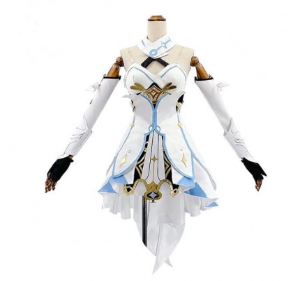 Genshin Impact Traveler Lumine Cosplay Costume