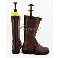 Diabolik Lovers More Blood Mukami Azusa Brown Shoes Cosplay Boots - B Edition