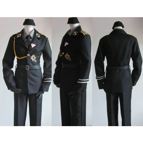 Axis Powers Hetalia Prussia Uniform Cosplay Costume