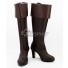 Noragami Aragoto Bishamonten Veena Brown Shoes Cosplay Boots