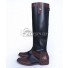 League of Legends LOL High Noon Jhin The Virtuoso Black Shoes Cosplay Boots