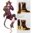 Yume 100 Sleeping Princes and the Kingdom of Dreams Cheshire Cat Brown Shoes Cosplay Boots