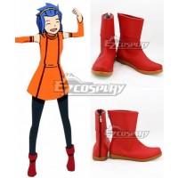 Fairy Tail Levy Mcgarden Red Shoes Cosplay Boots