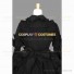 Black Gothic Lolita Dress Punk Lolita Wide Sleeve Lace Bow Dress