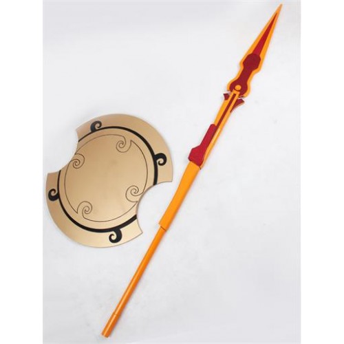 RWBY Pyrrha Javelin and Shield PVC Cosplay Prop