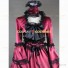 Gothic Marie Antoinette Satin Gown Stage Theater Reenactment Clothing Red