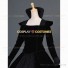 High Quality Black Gothic Victorian Royal Regal Queen Dress Reenactment Clothing