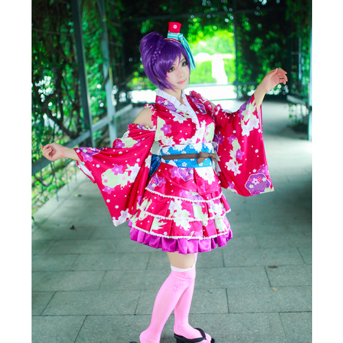 Love Live Nozomi Tojo September Ver Kimono Cosplay Costume