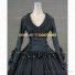 Renaissance Faire Victorian Royal Black Steampunk Clothing Evening Gown