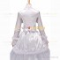 Gothic Lolita Victorian Rococo Stage Long Luxury White Dress Ball Gown