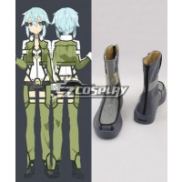 Sword Art Online II SAO Gun Gale Online GGO Asada Shino Sinon Shinon Hecate Flat Boots Cosplay Shoes