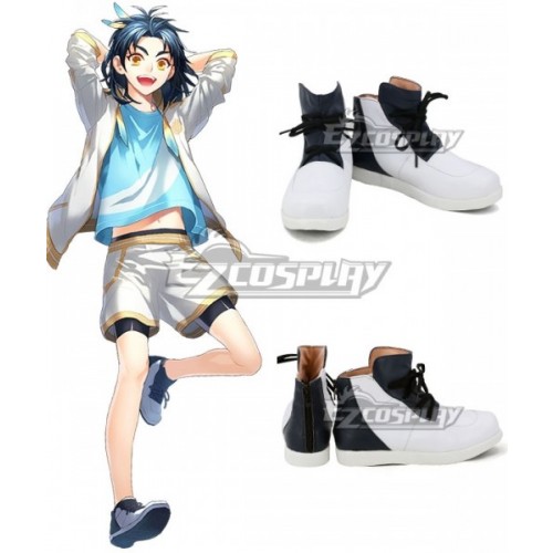 Touken Ranbu Online Taikogane Sadamune White Black Cosplay Shoes