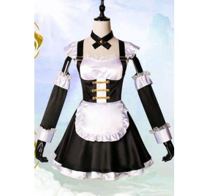 Fate Extella Tamamo No Mae Maid Cosplay Costume