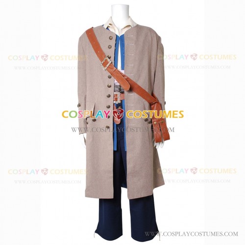 Pirates Of The Caribbean Cosplay Jack Sparrow Costume Full Set