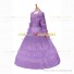 Gothic Lolita Victorian Rococo Stage Long Luxury Light Purple Dress Ball Gown