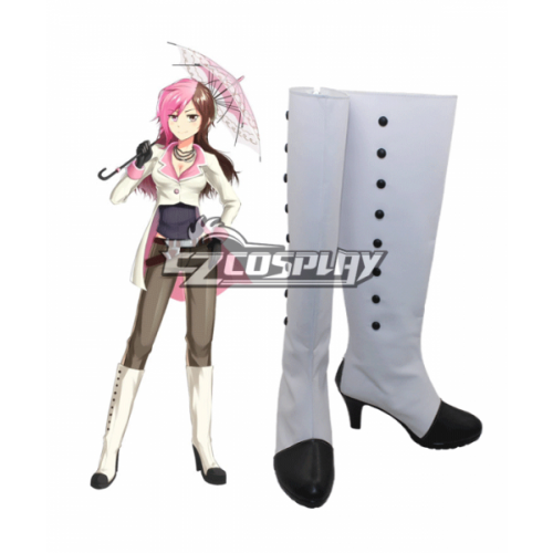 RWBY Neopolitan Neo White Shoes Cosplay Boots