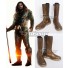 DC Justice League Movie Aquaman Arthur Curry Golden Grown Shoes Cosplay Boots