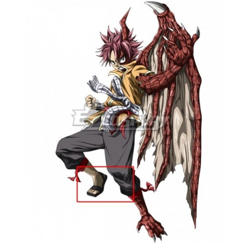 Fairy Tail: Dragon Cry Natsu Dragneel Black Cosplay Shoes