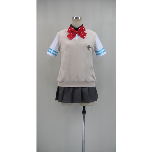 Free Iwatobi Swim Club Girls Summer School Uniform Cosplay Costume