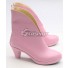 Code Geass Nunnally vi Britannia Pink Shoes Cosplay Boots