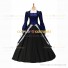 Victorian Punk Lolita Pagoda Sleeves Ball Gown Royal Blue Dress