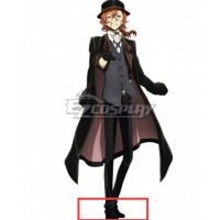 Bungou Stray Dogs Chuya Nakahara Black Cosplay Shoes