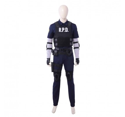 Resident Evil 2 Remake Leon S. Kennedy Cosplay Costume