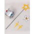 Super Mario Galaxy Rosalina Wand, Crown, Pin and Earrings Cosplay Props