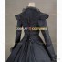 Renaissance Faire Victorian Style Adult Fancy Dress Evening Gown Black