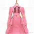 Victorian Gothic Lolita Reenactment Rococo Southern Belle Pink Ball Gown Dress