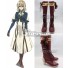 Violet Evergarden Violet Evergarden Red Shoes Cosplay Boots