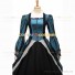 Victorian Punk Lolita Pagoda Sleeves Ball Gown Blue Dress