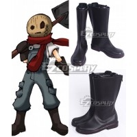 Angels of Death Satsuriku no Tenshi Eddie Edward Mason Black Shoes Cosplay Boots